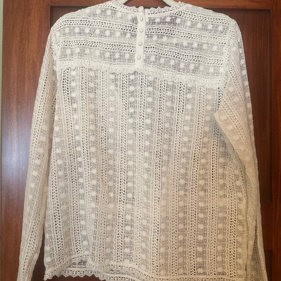 Sézane Madeleine Blouse in Ecru - Picture 9 of 9